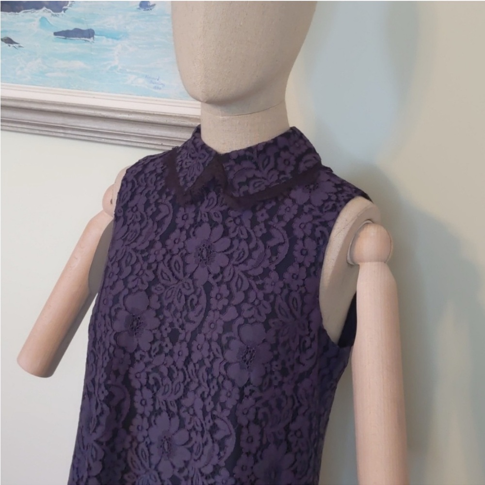 Nanette Lepore Navy Blue Lace Dress